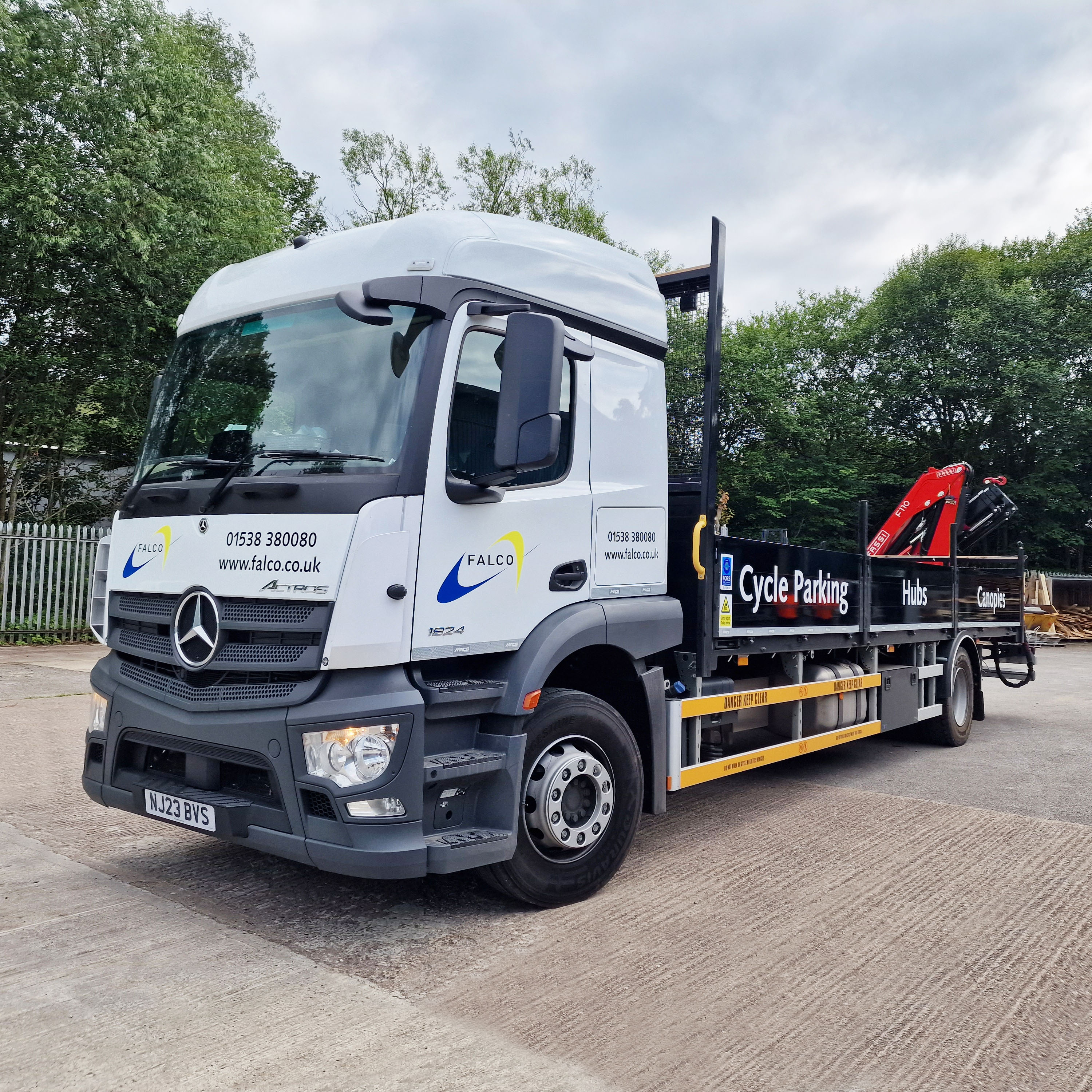 Falco Delivery and Installation Vehicles Step Up Another Gear With New FORS Silver Accreditation